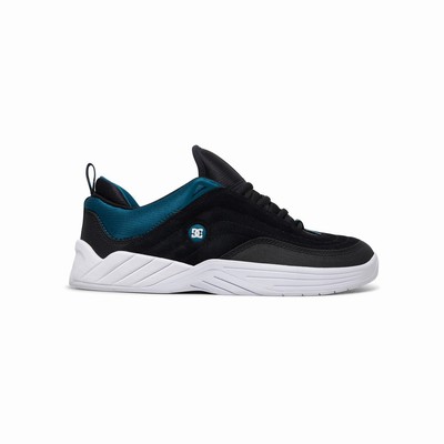 DC Williams Slim S Suede Férfi Deszkás Cipő Fekete/Zöld (SLRX24769)